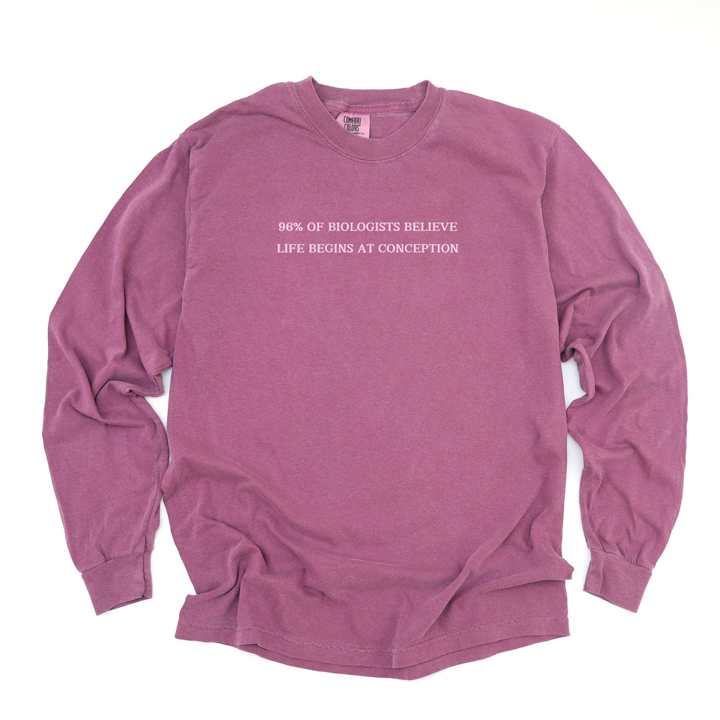 Life Begins at Conception Long Sleeve Tee