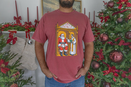 Santa in Confession Tee