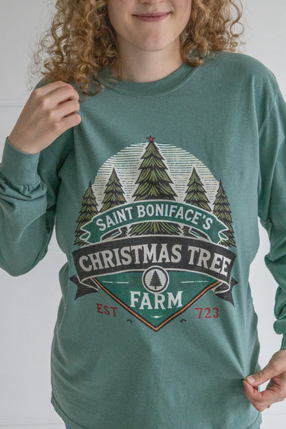 Saint Boniface Tree Farm Long Sleeve Tee