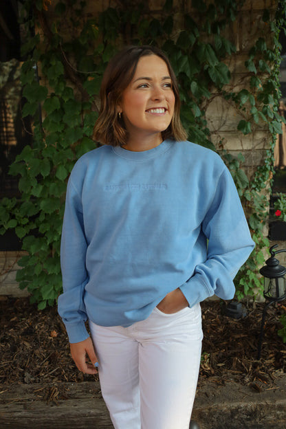 Caffeinated Catholic Embroidered Crew