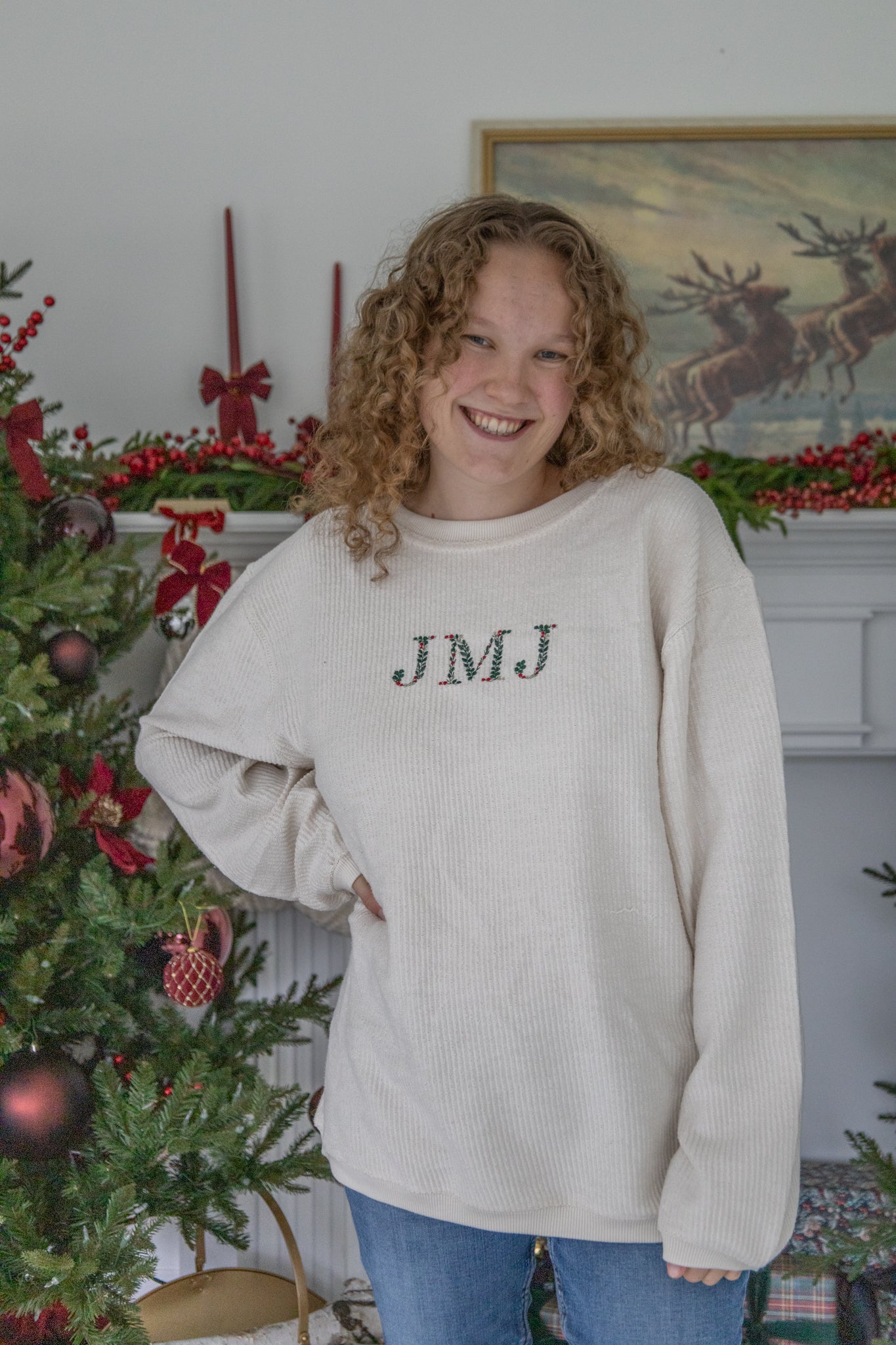 JMJ Corded Crew Sweatshirt