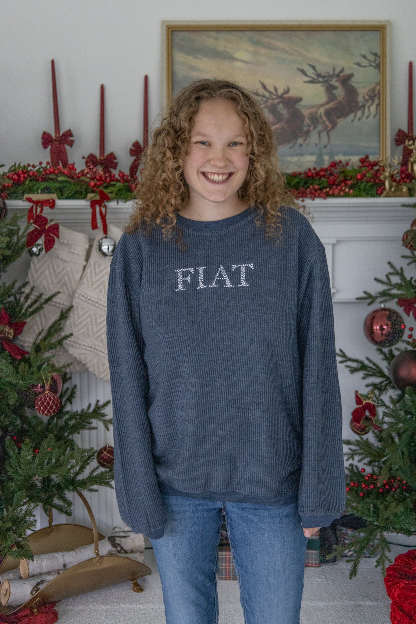 Fiat Corded Crew Sweatshirt