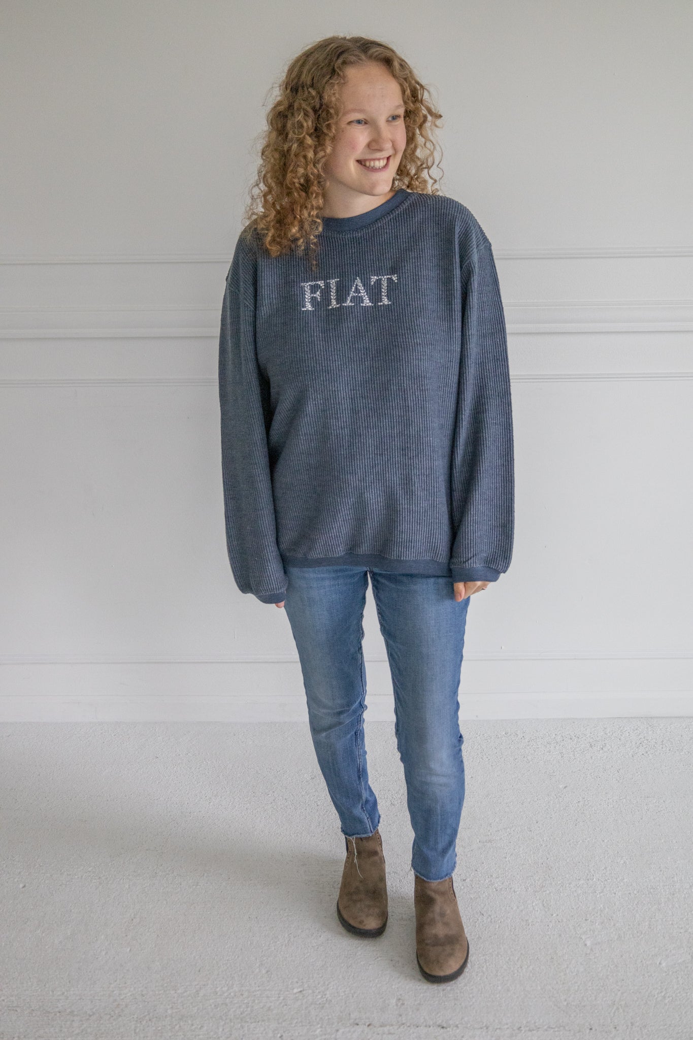 Fiat Corded Crew Sweatshirt