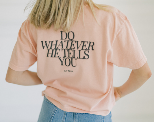 Do Whatever He Tells You Women's Boxy Tee