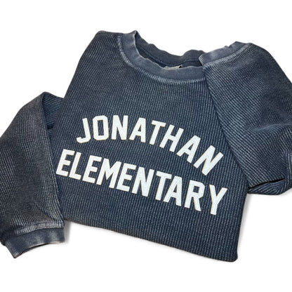 Custom Retro Corded Crewneck